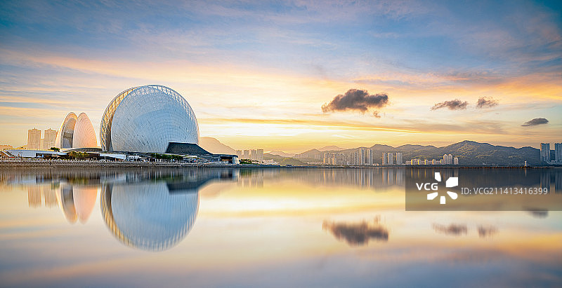 珠海大剧院日月贝图片素材