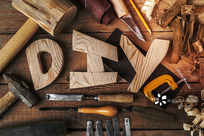 DIY工具组合，高品质精美照片概念图片素材