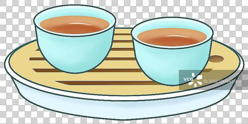 茶托和茶杯图片素材