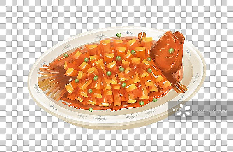 苏州美食之松鼠桂鱼图片素材