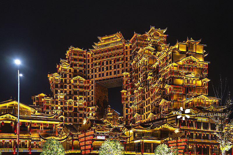 张家界市七十二奇楼图片素材