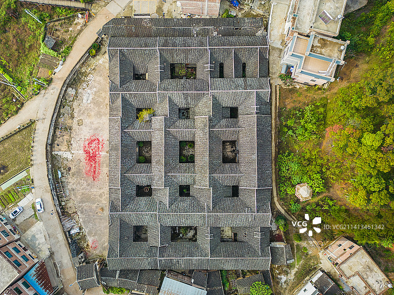 广西贺州客家围屋图片素材