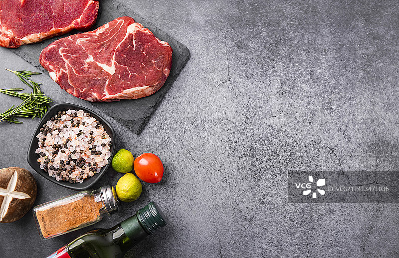 新鲜牛肉牛排图片素材