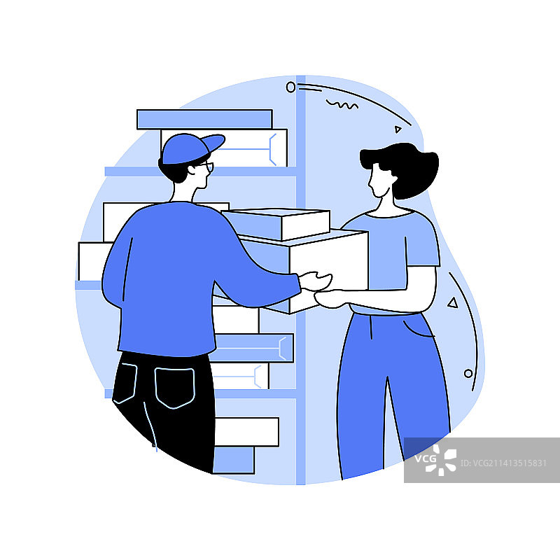 货运订单卡通插画图片素材