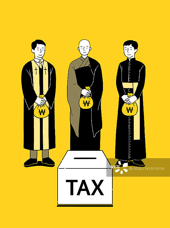 税、纳税、人、宗教人士图片素材