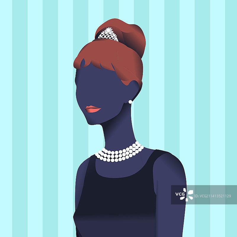 人物上半身剪影图案图片素材