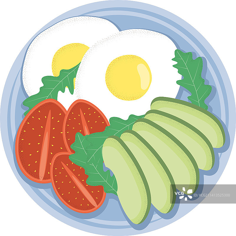 煮蔬菜和鸡蛋图片素材