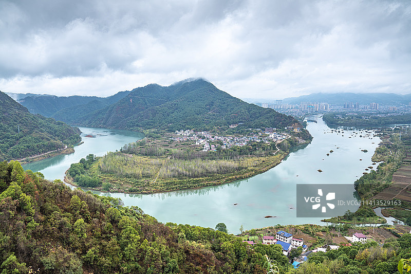 张家界慈利县澧水风光图片素材