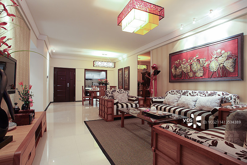 豪华酒店别墅样板房图片素材