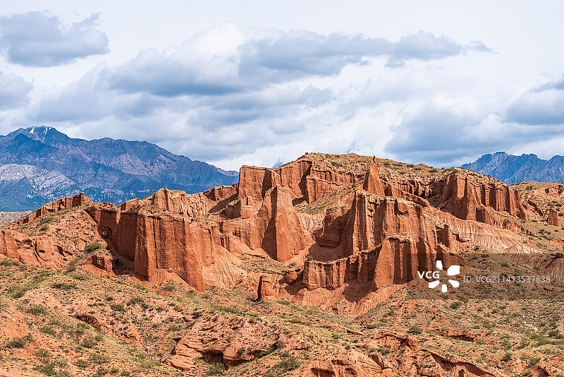 新疆阿克苏温宿县托木尔大峡谷温宿大峡谷图片素材