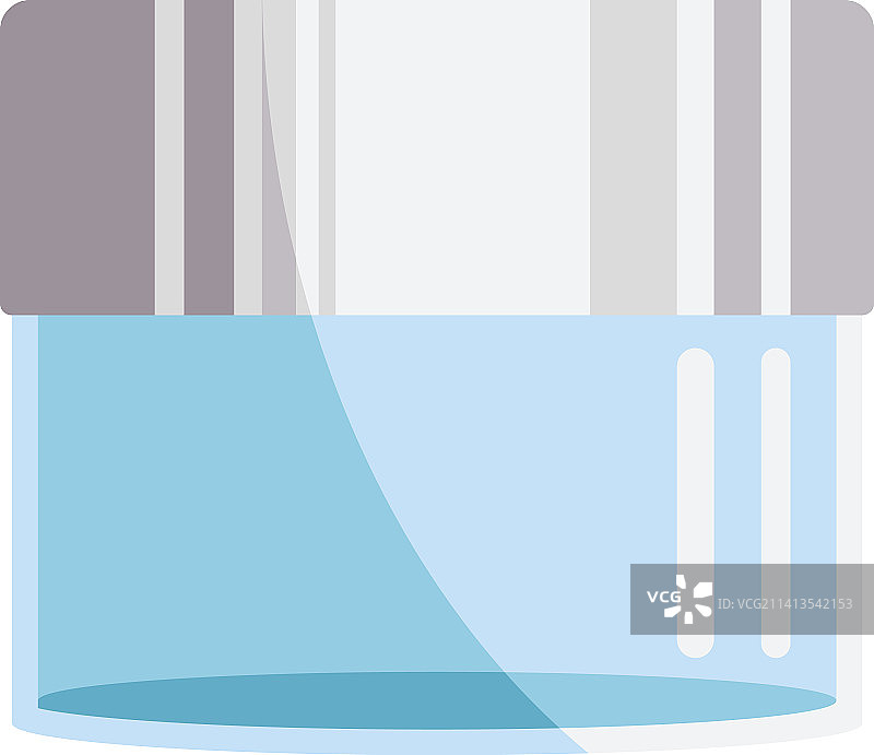 蓝色化妆品罐图片素材