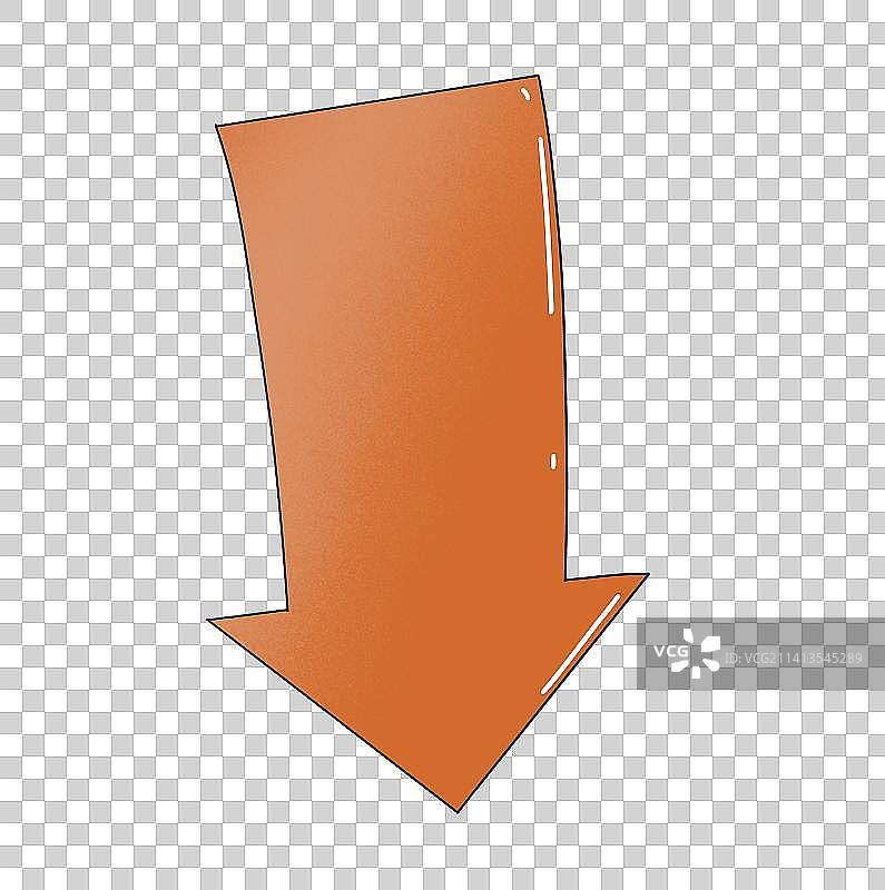 元素：向下箭头图片素材