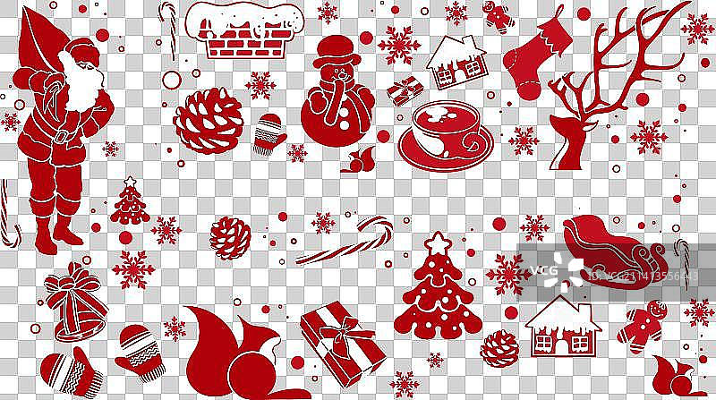圣诞元素图片素材