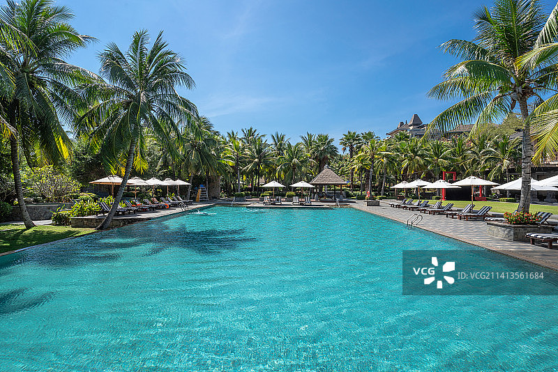 室外泳池图片素材