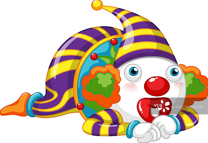 卡通小丑人物图片素材