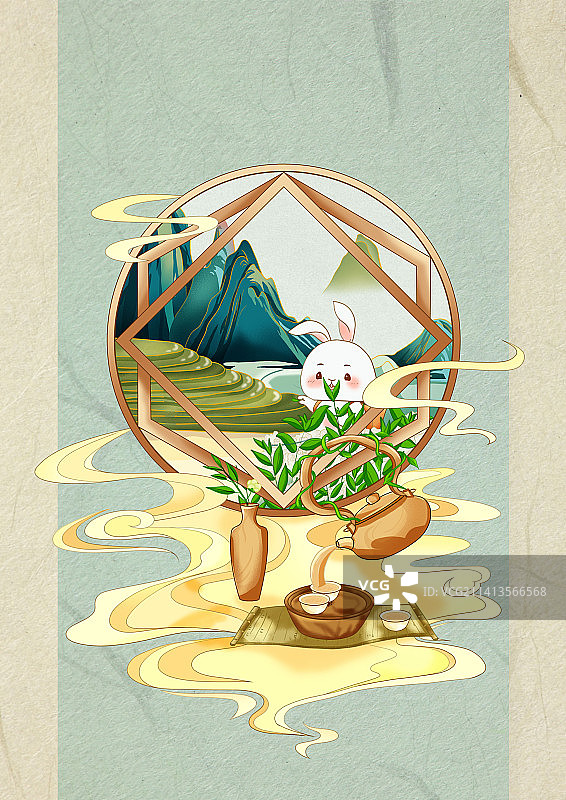 二十四节气之谷雨图片素材