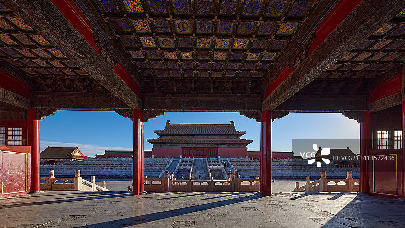 乾清宫门殿图片素材