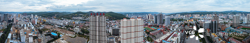 吕梁 地标 航拍 离石区 永宁路 世纪广场 百货大楼 嘉润国际图片素材