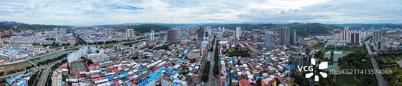 吕梁 地标 航拍 离石区 永宁路 世纪广场 百货大楼 嘉润国际图片素材