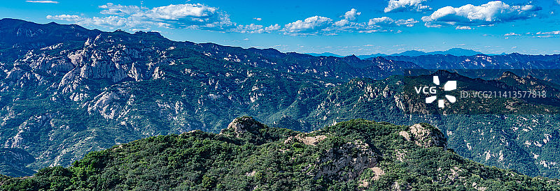 夏天北京云蒙山风光图片素材