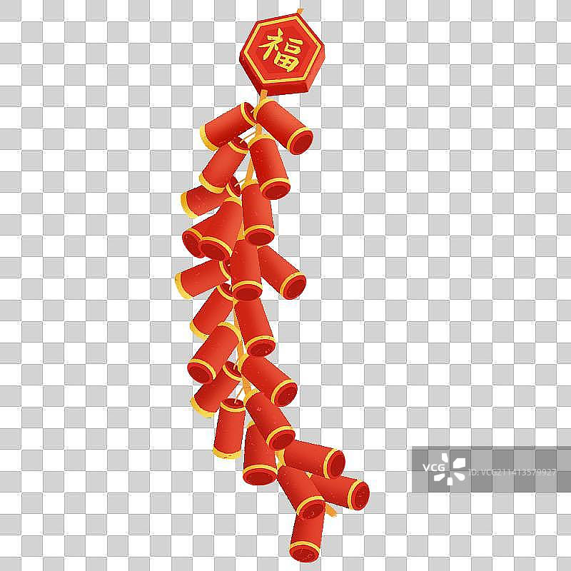 新年鞭炮免扣素材图片素材