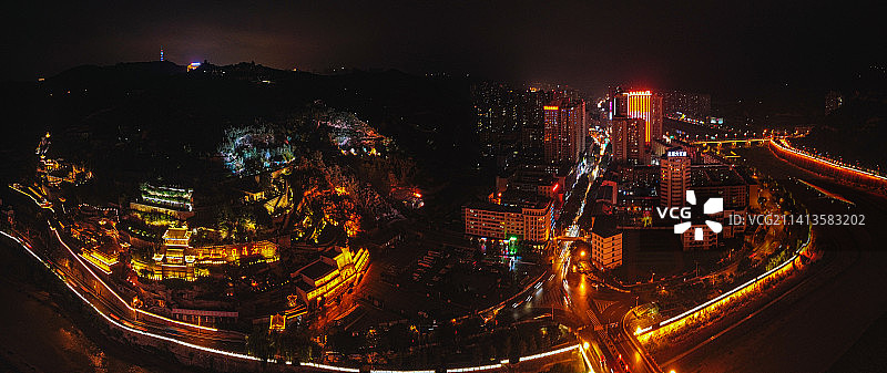 延安 宝塔区 延河 延河路 灯光秀 东关大街 宝塔山 清凉山 万达广场 革命纪念馆 王家坪图片素材