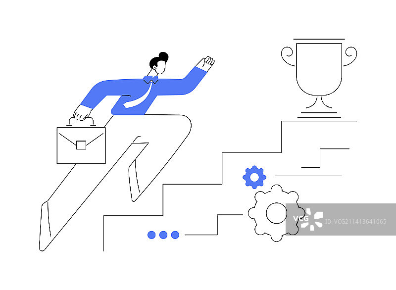 抽象的雄心概念图片素材