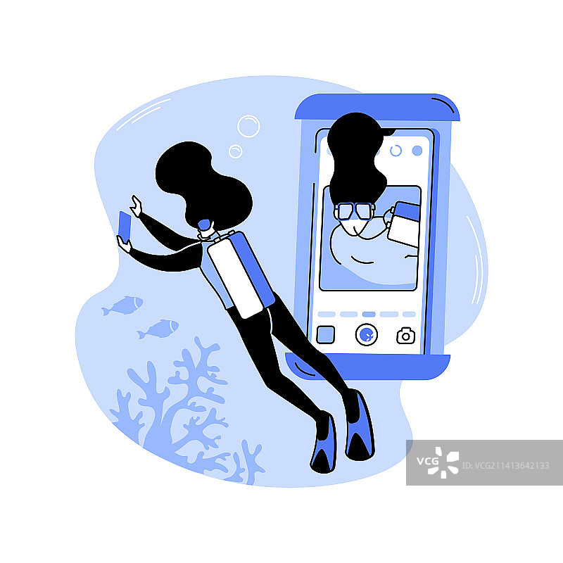 隔离卡通防水袋图片素材