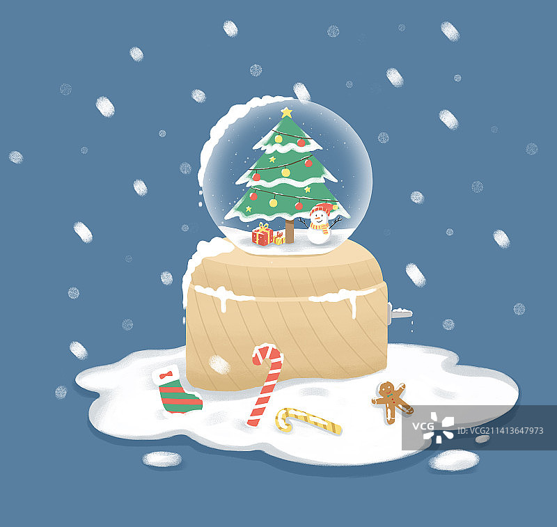 圣诞节玻璃球图片素材