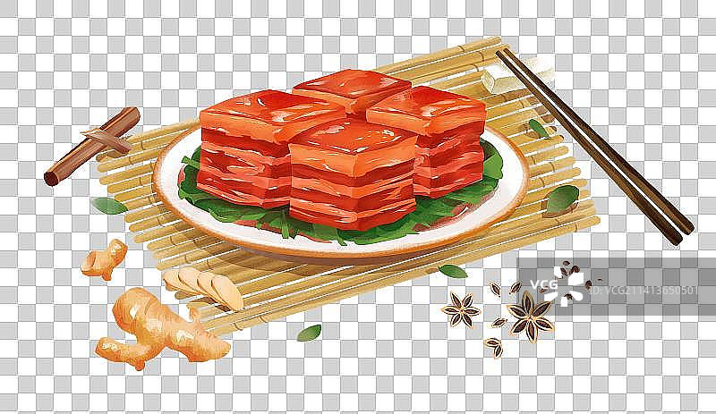 苏州酱汁肉图片素材