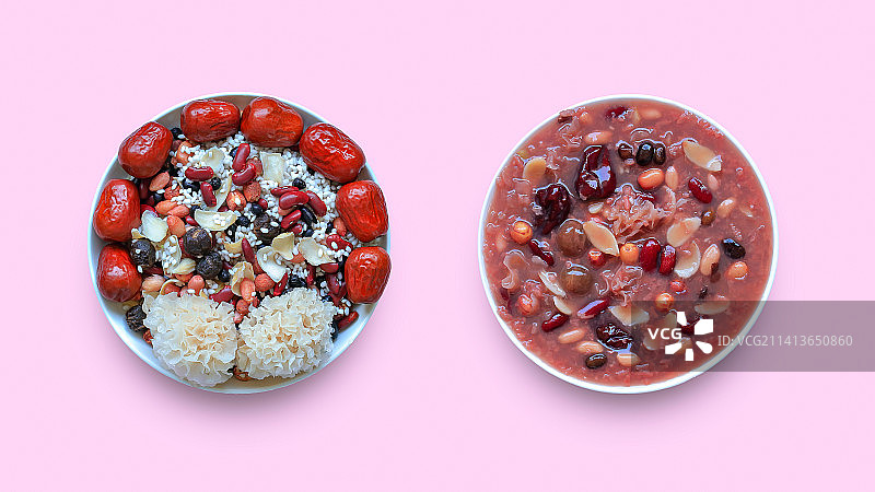 腊八粥养生粥八宝粥食材成品图图片素材