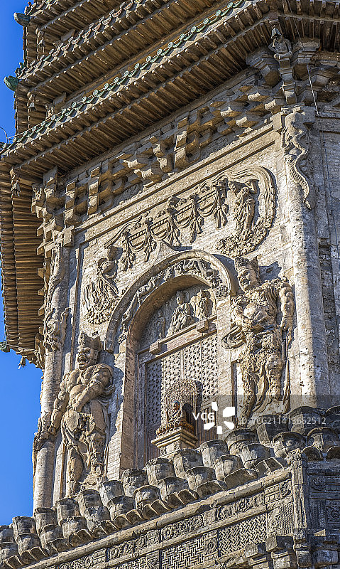 北京市天宁寺的寺庙与佛塔图片素材