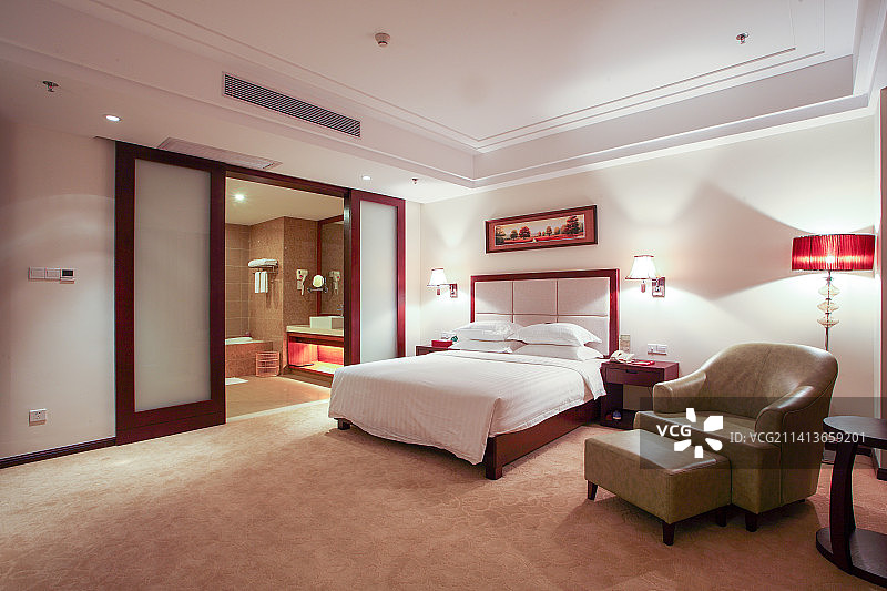 豪华酒店客房图片素材
