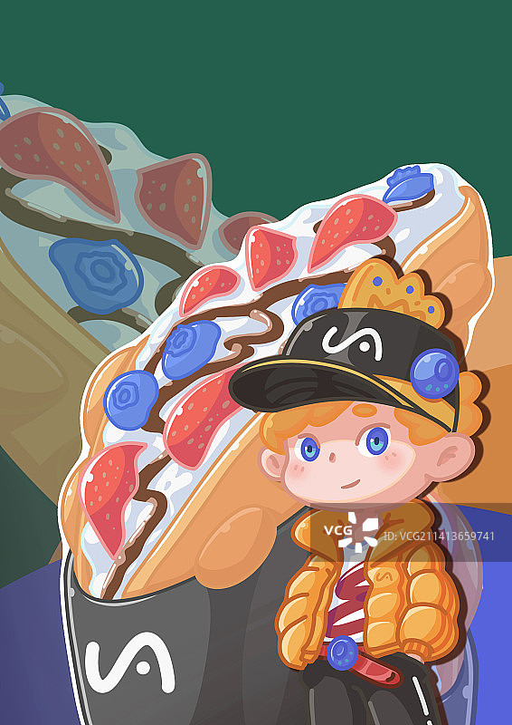 港式鸡蛋仔图片素材