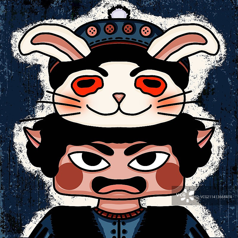 “友”系列ip头像图片素材