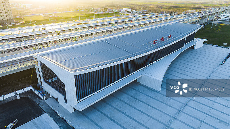 京滨铁路宝坻站图片素材