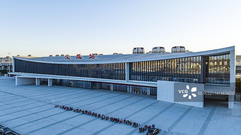 京滨铁路宝坻站图片素材