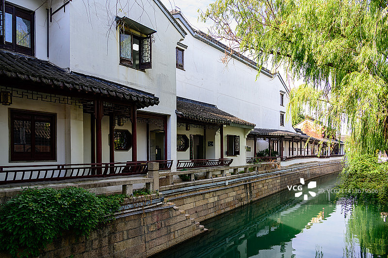 苏州平江路风光图片素材