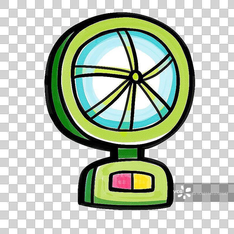 夏天元素 清凉纳凉 扇子风扇图片素材