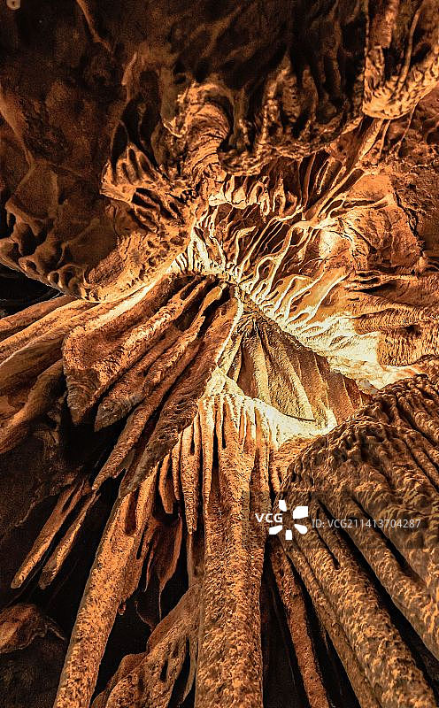 重庆丰都县雪玉洞－亿万年钟乳石图片素材