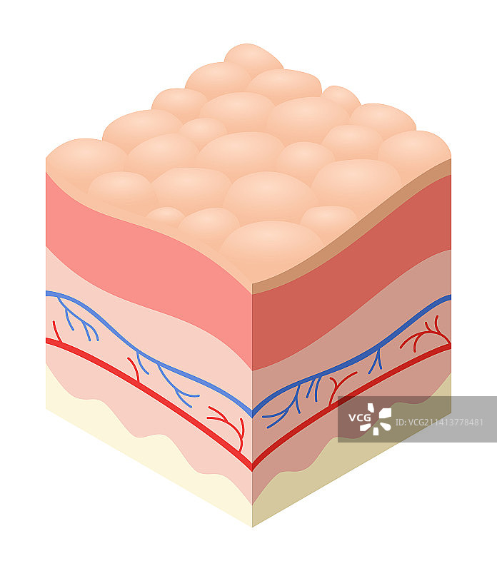 交叉的皮肤护理医学概念问题图片素材