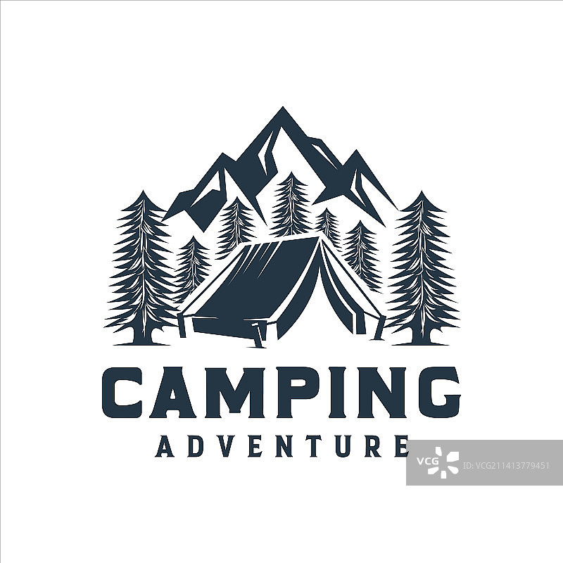 孤立的露营地图片素材