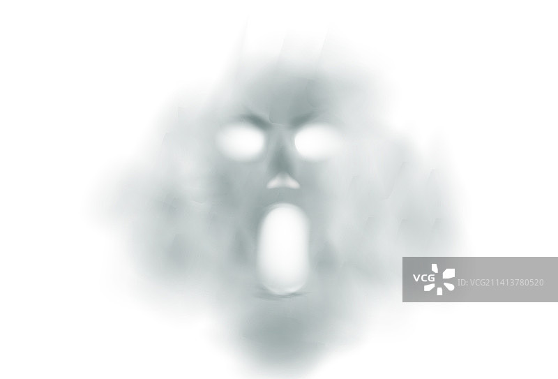 白色幽灵幻影图片素材