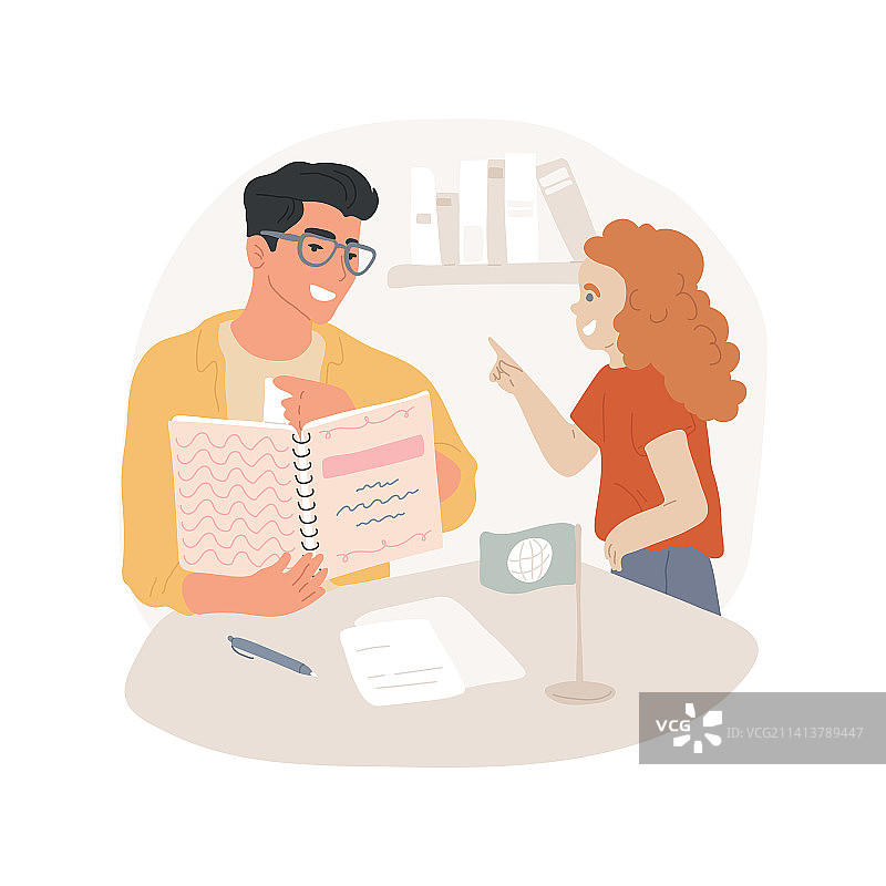 作品集评审卡通图片素材