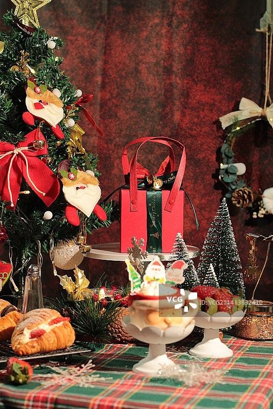 圣诞餐点图片素材