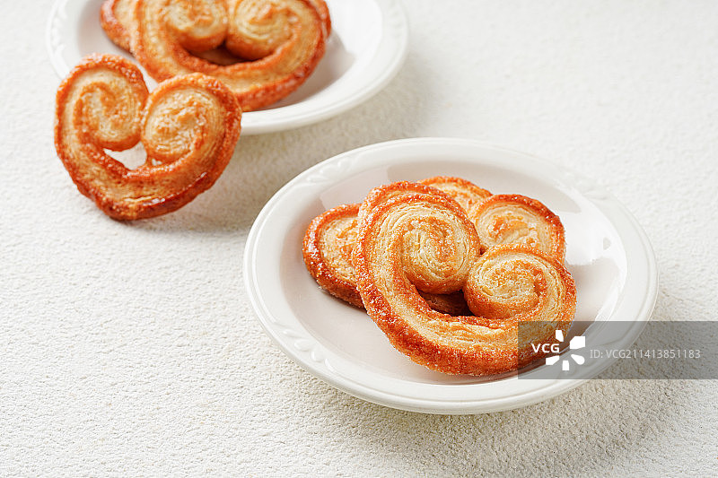 烘焙点心蝴蝶酥图片素材