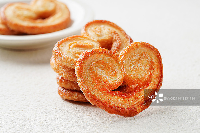 烘焙点心蝴蝶酥图片素材