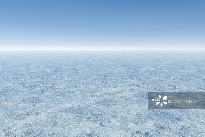 空旷的冰面图片素材