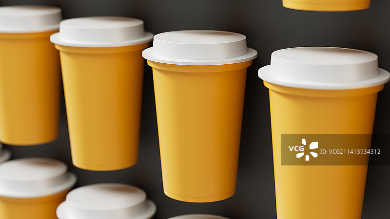 3D极简创意杯子图片素材