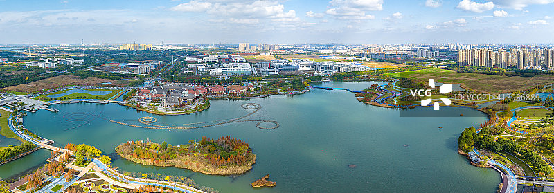 昆山 高新区 大渔湾 城市风景图片素材